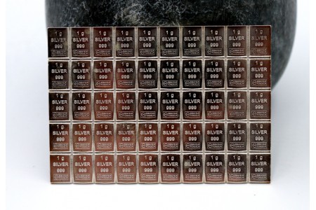 Barra de prata (Combibar) de 50x1g